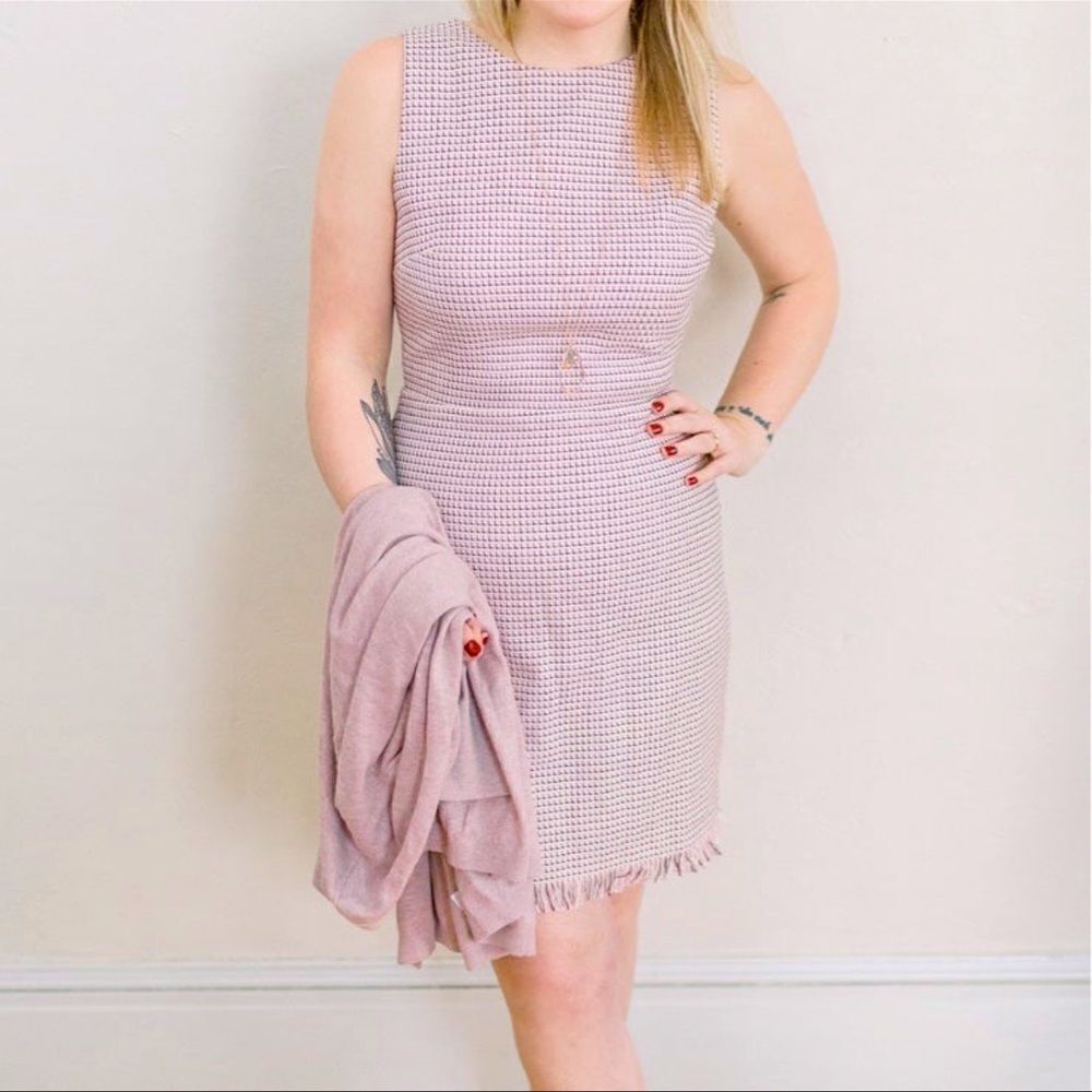 Loft pink Tweed dress - Picture 10 of 10